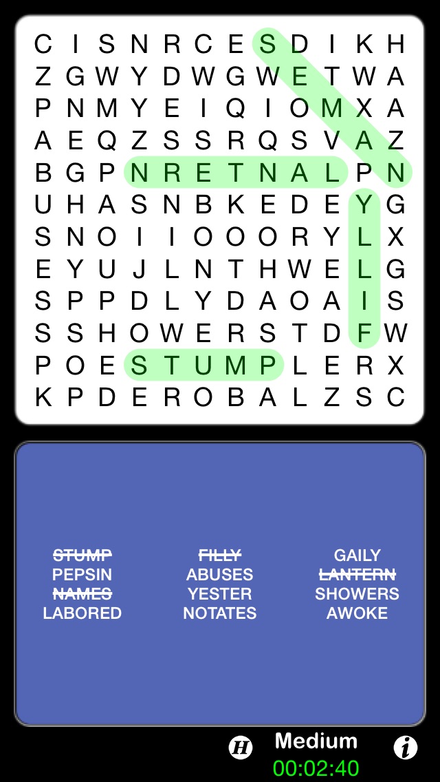 On-Core Wordfind screenshot1