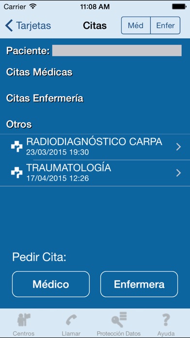Captura de pantalla del iPhone 3