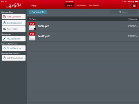 iPad Screenshot 1