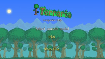 Terraria World Map Screenshot on iOS