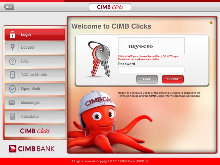 Malaysia cimb hotline clicks