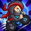 Ninja боевой Выполнить гоночный издание (Ninja Combat Dash Racing Edition) - Бесплатный самурай воин дорога ралли велосипед, автомобиль и скейтборд гонки