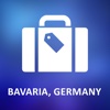 Bavaria, Germany Offline Vector Map map of bavaria 