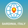 Sardinia, Italy Map - Offline Map, POI, GPS, Directions sardinia italy beaches 