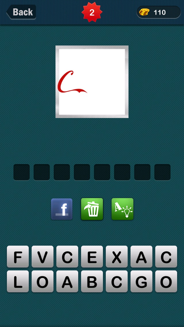 Screenshots of LogoGuess : #1 Logo Guess The Word about brand for iPhone
