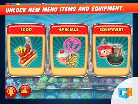 Screenshots of Tap-to-Cook for iPad