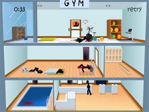 Screenshots of Click Death Gym - Stickman Edition for iPad