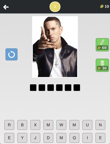 Screenshots of Singer Quiz - Find who is the music celebrity! for iPad