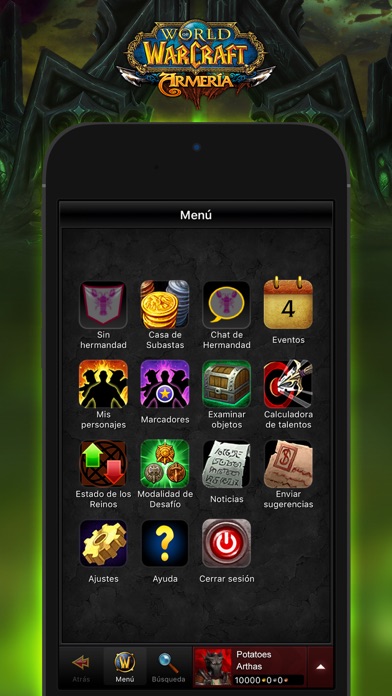 Captura de pantalla del iPhone 3