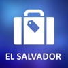 El Salvador Offline Vector Map el salvador map 