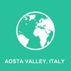 Aosta Valley, Italy Offline Map : For Travel val d aosta italy 