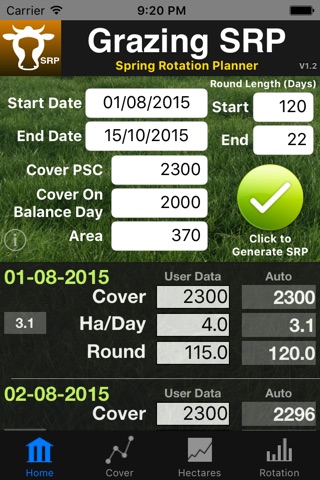 Grazing SRP - Spring Rotation Planner screenshot