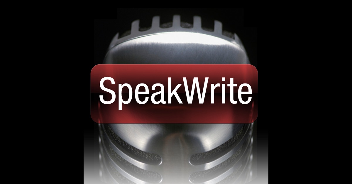 SpeakWrite On The App Store