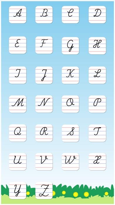 Worksheet Curship Writing For Kids Capital Letter cursive writing capital letters kids learn to write uppercase iphone screenshot 5