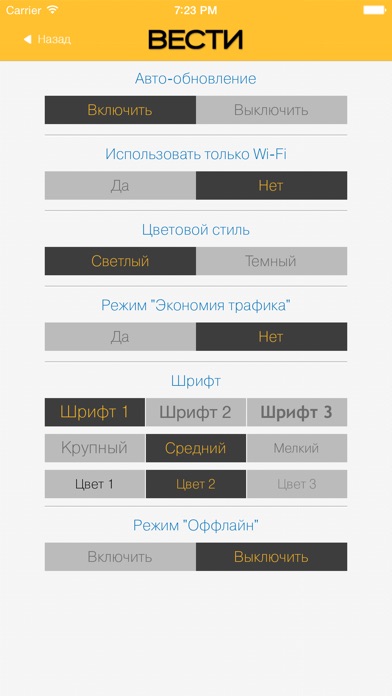 Снимок экрана iPhone 5