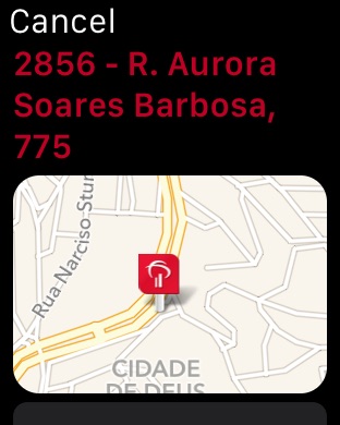 Captura de tela do iPhone 1