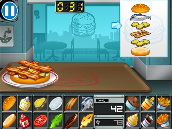 Screenshots of Burger for iPad