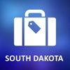 South Dakota, USA Detailed Offline Map south usa climate 