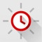 무료버전 빨간 시계 Free Edition - 간결하고 아름다운 알람 시계 앱 아이콘
