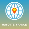 Mayotte, France Map - Offline Map, POI, GPS, Directions map of central france 