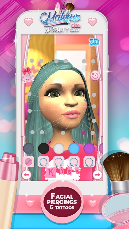 Fashion Makeup Salon Games 3D: Celebrity Makeover and Beauty