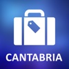 Cantabria, Spain Detailed Offline Map cantabria spain map 
