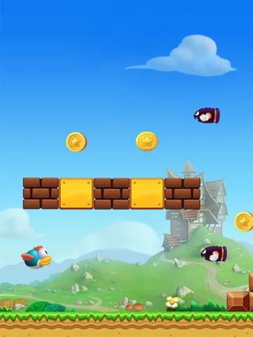 Screenshots of Super Bird Adventure: Run and Jump Flappy Free Games for Kids by Top Fun 2 for iPad