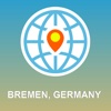 Bremen, Germany Map - Offline Map, POI, GPS, Directions palatinate germany map 1700 