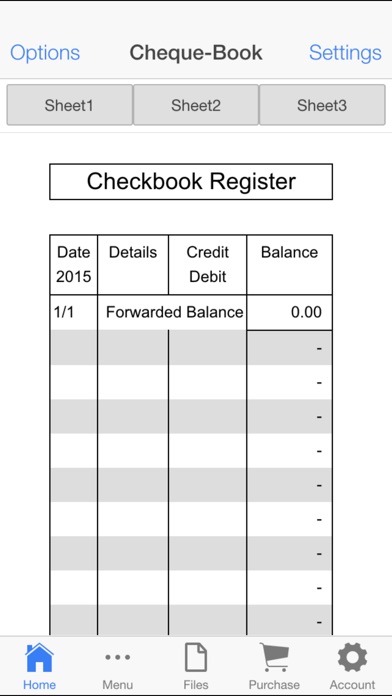 checkbook register app