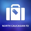 North Caucasian FD, Russia Detailed Offline Map north caucasian district 