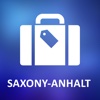 Saxony-Anhalt, Germany Detailed Offline Map lower saxony germany genealogy 