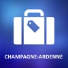 Champagne-Ardenne, France Detailed Offline Map champagne ardenne history 