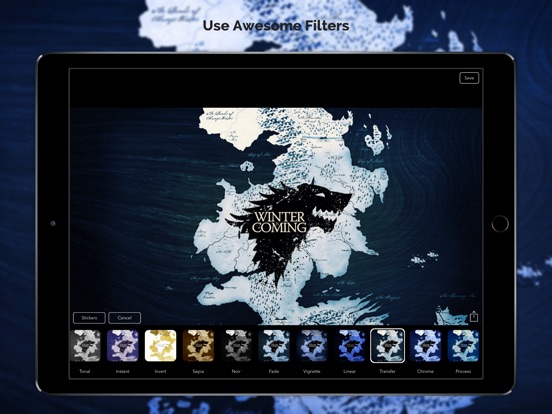Screenshots of HD Wallpapers & Backgrounds for Game of Thrones Free for iPad