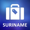 Suriname Detailed Offline Map suriname map 