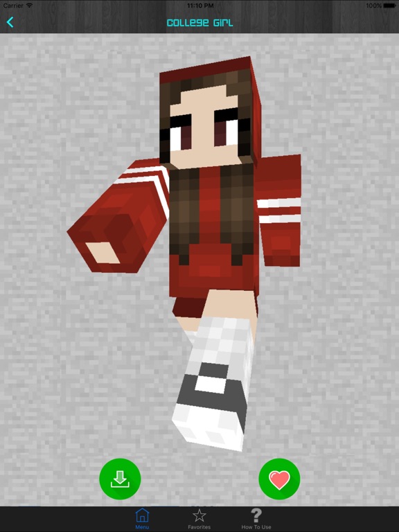 Screenshots of Girl Skins for Minecraft PE (Pocket Edition) - Best Free Skins App for MCPE. for iPad