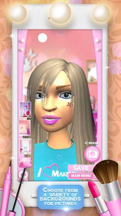 sminka tjejer spel