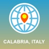 Calabria, Italy Map - Offline Map, POI, GPS, Directions aosta valley italy map 