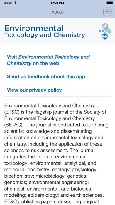 Environmental Toxicology And Chemistry review screenshots