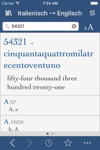 Collins Italienisch-Englisch screenshot