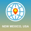 New Mexico, USA Map - Offline Map, POI, GPS, Directions map of central mexico 