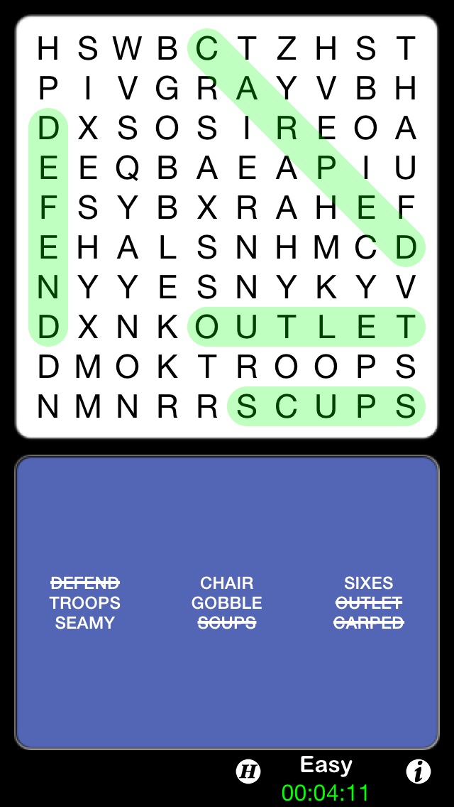 On-Core Wordfind screenshot1