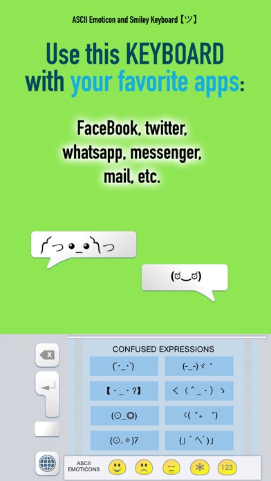 ASCII Emoticon & Smiley Keyboard (emoji emotes faces expressions and emotions)のおすすめ画像4