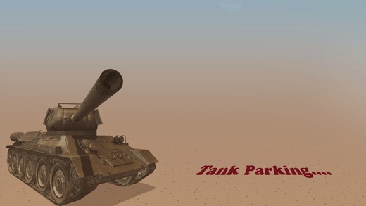 的主战坦克停车场疯狂 - 赛车小游戏街机模拟3