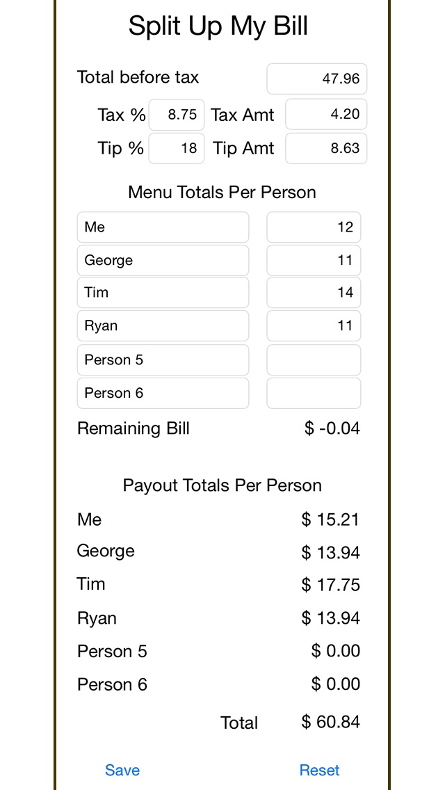 download Split Up My Bill apps 0