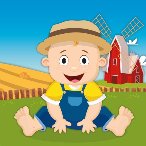 マイロみ 無料1-4歳児向けミニゲームー納屋と農場の動物アニメーション