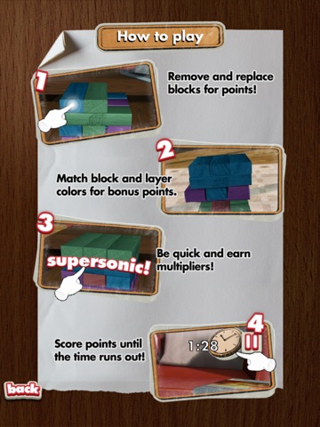 Screenshots of Jenga for iPad