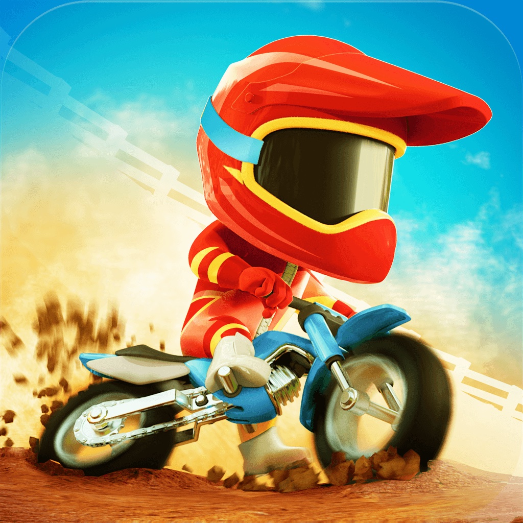 【ios app】motocross elite 可爱的卡通越野摩托车