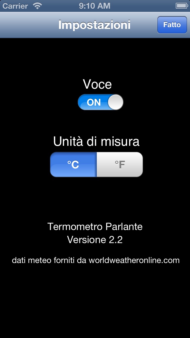 Termometro Parlante screenshot1