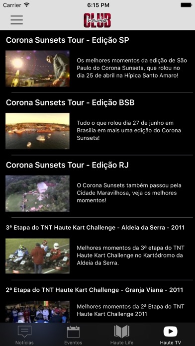 Captura de tela do iPhone 5