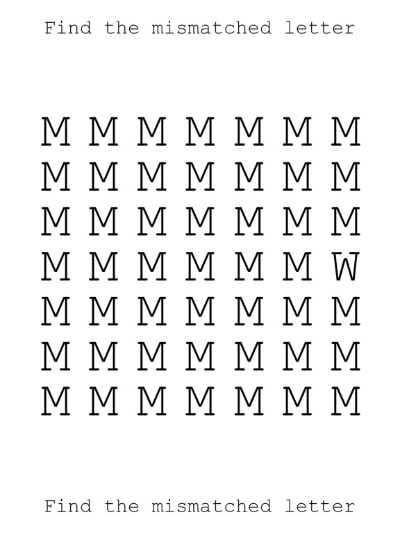 Screenshots of The Impossible Letter Game for iPad